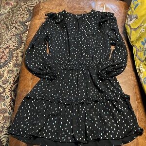 Current Air black metallic dress size small